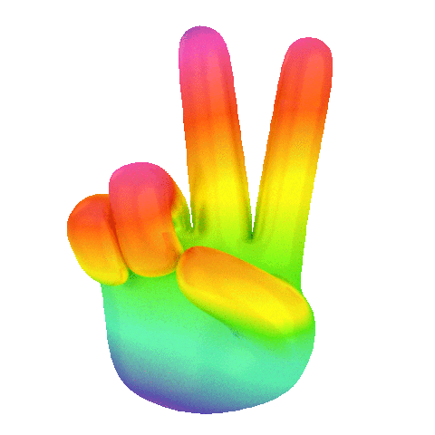 Rainbow Love Sticker by We Aim to Please