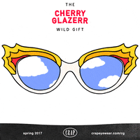 cherry glazerr illustration GIF by CRAP Eyewear