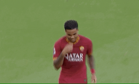 Justin Kluivert Football GIF by AS Roma