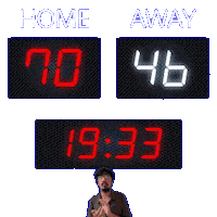46 Away Sticker