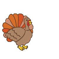 Thanksgiving Turkey Sticker