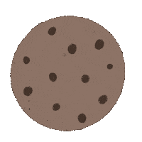 GinsDiari food eating chocolate snack Sticker