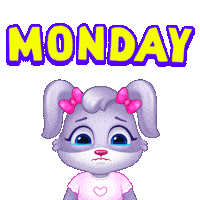 Monday Morning Crying Sticker by Lucas and Friends by RV AppStudios
