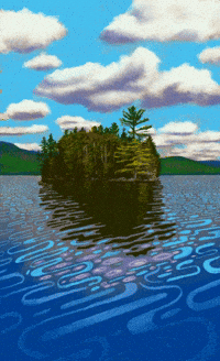 studiogiff animation summer nature water GIF
