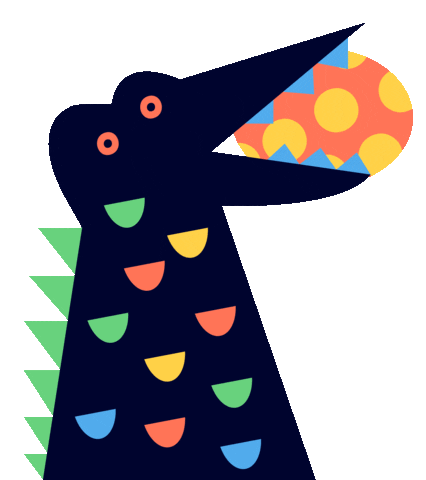 Hungry Illustration Sticker