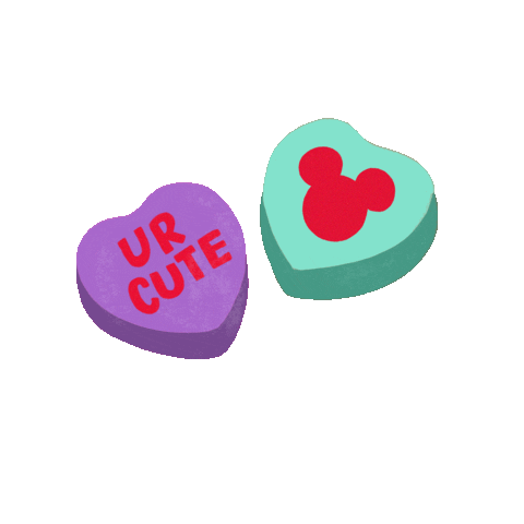 Walt Disney World Hearts Sticker by Disney Springs
