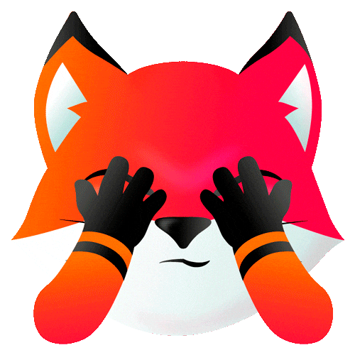 Fox Dont Sticker by Mobdev_redes