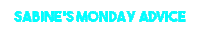 blue monday neon Sticker by Studio Sabine Staartjes