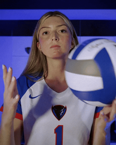 Depaul University Volleyball GIF by DePaul Blue Demons