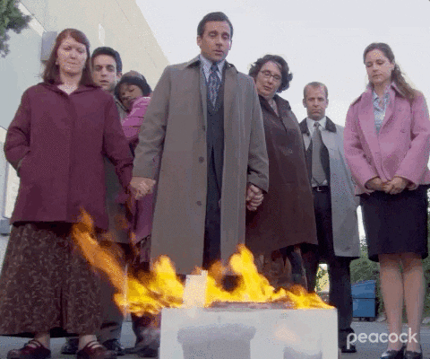 Grieving Season 3 GIF by The Office