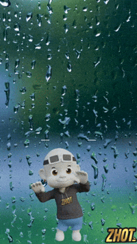 Stay In Rainy Day GIF by Zhot