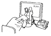 Blah Blah Blah Film Sticker