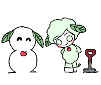 Snow Sheep Sticker by riruta_s