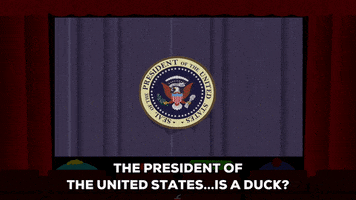 sick presidential seal GIF by South Park 