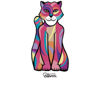 Cat Color Sticker by Ronson Chile