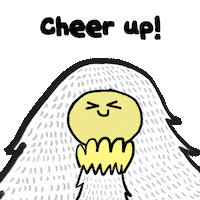 Cheer Buttercup Sticker by Himalaya Vajomba