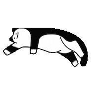 Cat Lie Down Sticker
