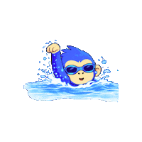 Swimming Sticker by MonkeyFit