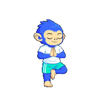 Relaxed Yoga Sticker by MonkeyFit