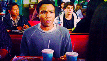 donald glover disappointment GIF
