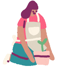 Girl Water Sticker by Sara Maese