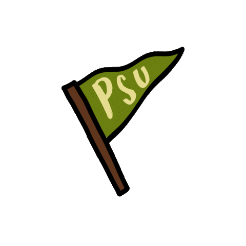 vikings hearts Sticker by Portland State University
