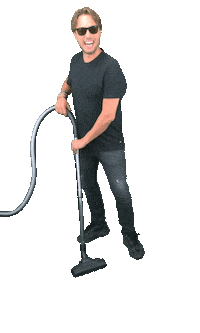 Happy Vacuum Cleaner Sticker by Bas Smit