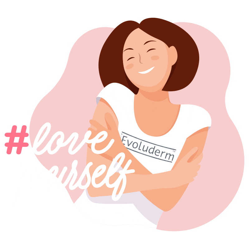 Heart Love Sticker by Evoluderm