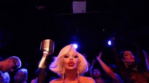 throw your hands up performance GIF by Amanda Lepore