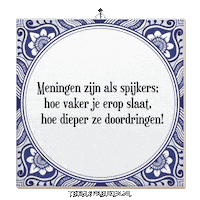 Humor Spreuk Sticker by Tegelspreuken.nl