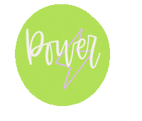 powerbycamila power lightning ejercicio rayo Sticker