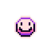 Pink Smiling Sticker