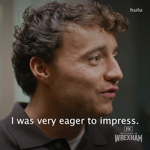 Look Good Wrexham Afc GIF by Welcome to Wrexham