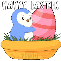 Easter Eggs Penguin Sticker by Pudgy Penguins
