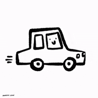 Driving On My Way GIF by Perrine Land