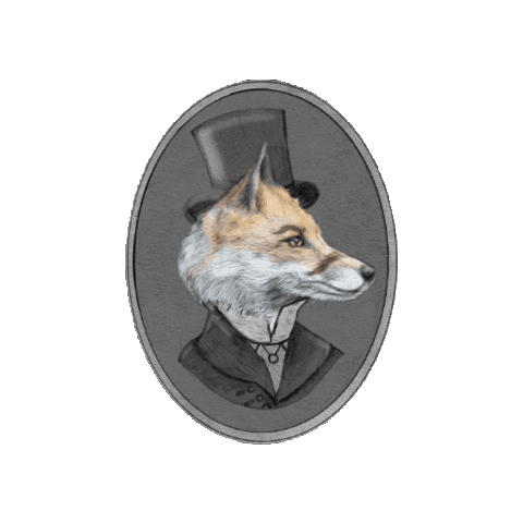 Happy Top Hat Sticker by @fineanddandyco