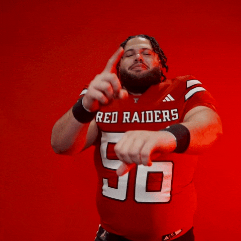 Davion Carter GIF by Texas Tech Football