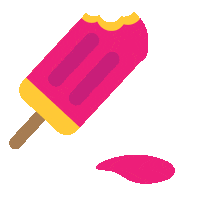 Dripping Ice Cream Sticker by Werbeagentur Hueper