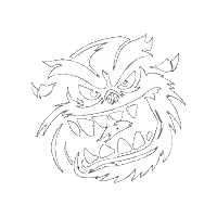 Valomonsteri monster monsterlux monsterlux logo monsterlux led lights Sticker