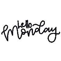 Hello Monday Sticker