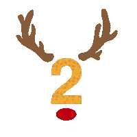 Reindeer Advent Sticker by Karmandala