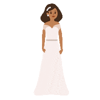 Wedding Dress Sticker by David's Bridal