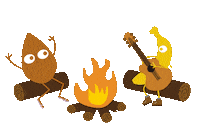 Summer Camping Sticker by GoGo squeeZ