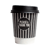 Coffee Smile Sticker by PLEASE & THANK YOU
