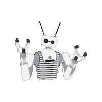 Robot Reachy Sticker by pollenrobotics