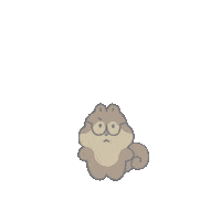 Squirrel Lucy Sticker