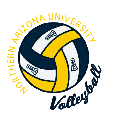 northern arizona university sport Sticker by NAU Social