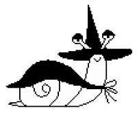 bugknife magic pixel art witch bug Sticker