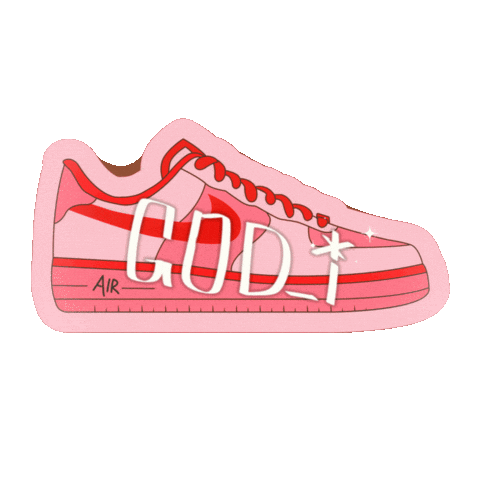 Sneakers Noi Sticker