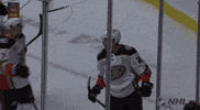 ice hockey hug GIF by NHL